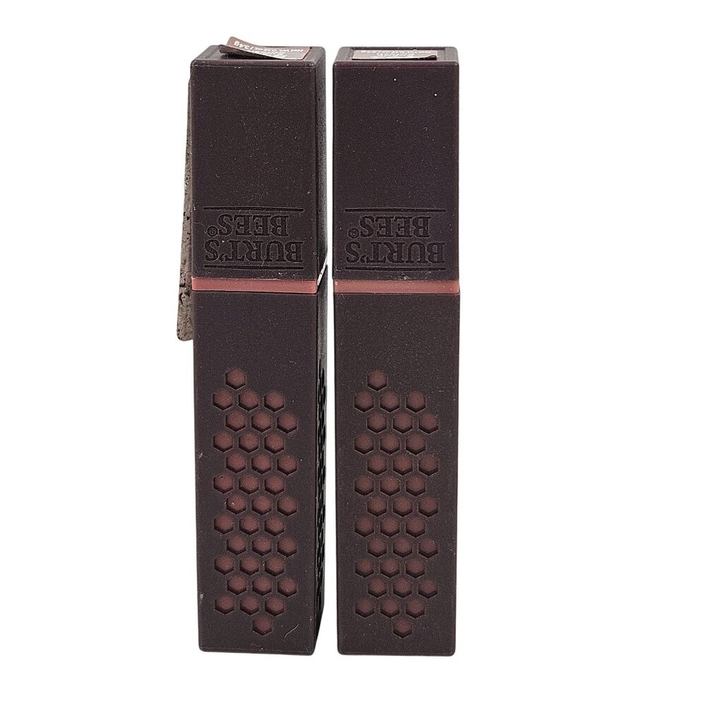 Burts Bees Natural Lipstick 502 Suede Splash 0.12 Oz/3.4 g  Lot Of 2 NIP